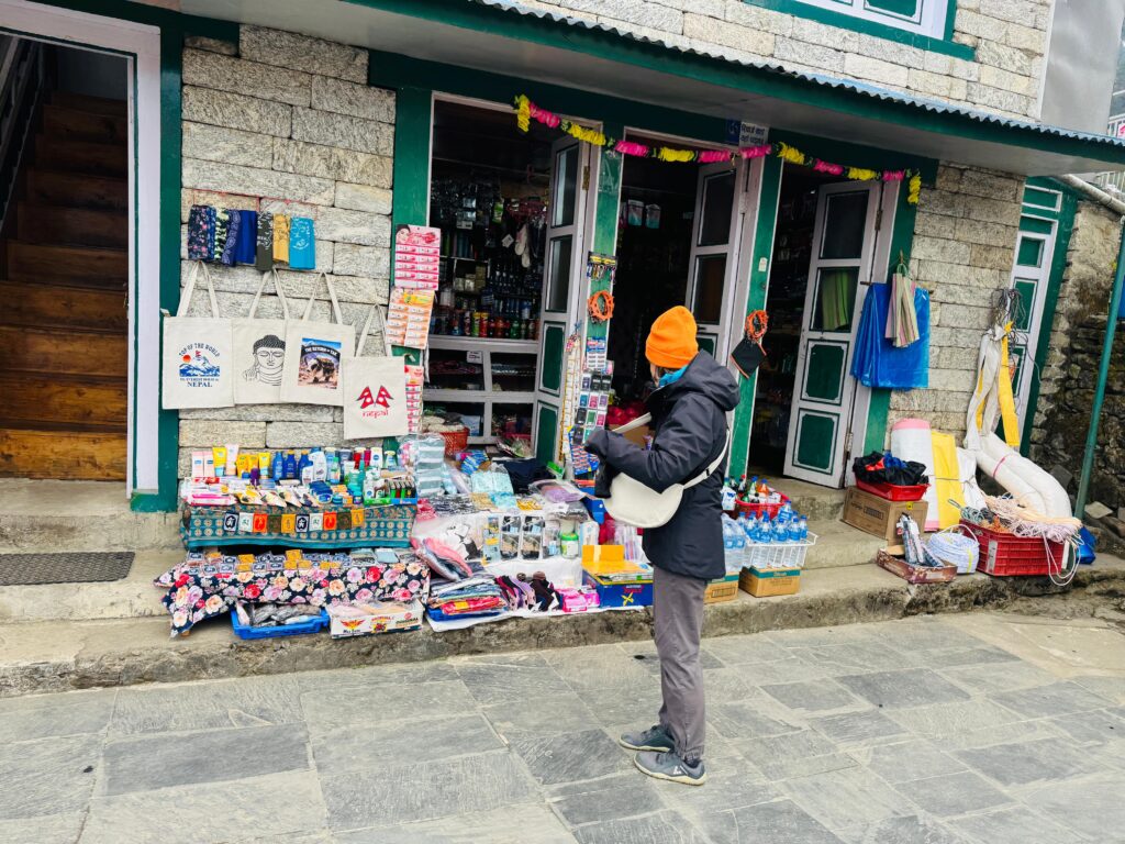 Local Market in Lukla